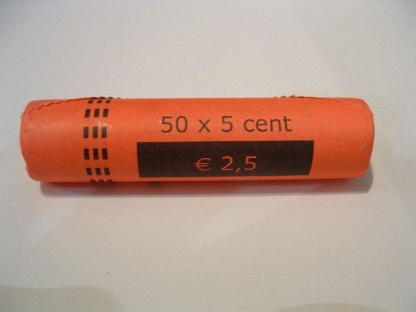 (afbeelding voor) Muntrol 5 eurocent 2007 UNC